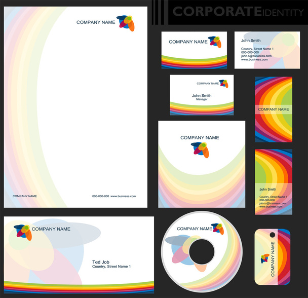 Corporate identity template. - Vector, afbeelding