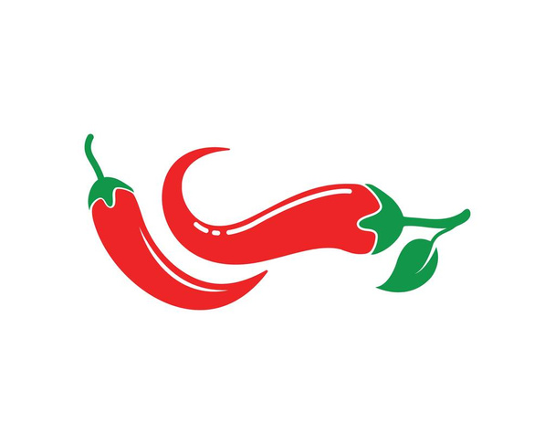 Chili logotipo ícone vetor ilustração design
 - Vetor, Imagem