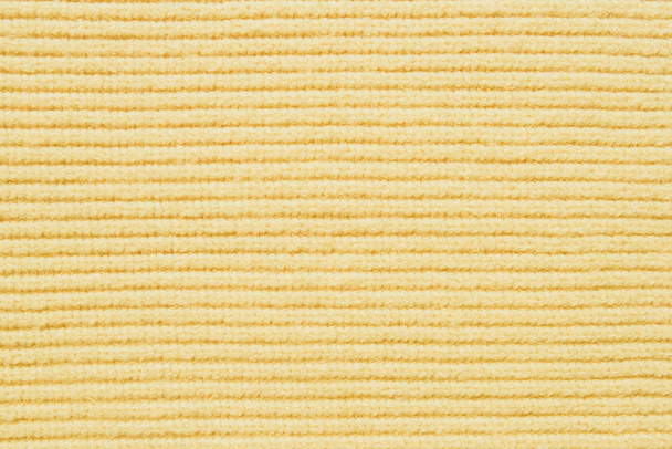 Light yellow knitting wool texture background - Φωτογραφία, εικόνα
