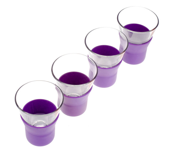 Tasses en verre vides pour boissons chaudes
 - Photo, image