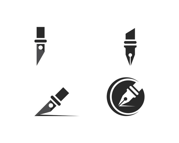 Modello logo penna
 - Vettoriali, immagini