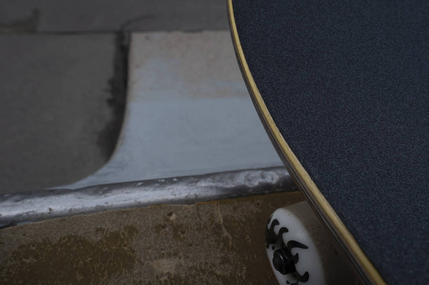 Skateboard on top of ramp - Photo, Image