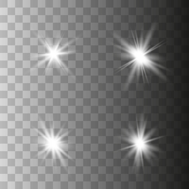 Glowing lights effect. - Vector, Image