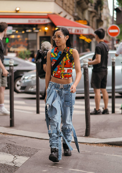 Франція Парижі Тиждень моди чоловіча весна/літо 2020 вулична Snap - Фото, зображення