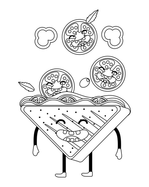 смачний смачний сендвіч мультфільм
 - Вектор, зображення