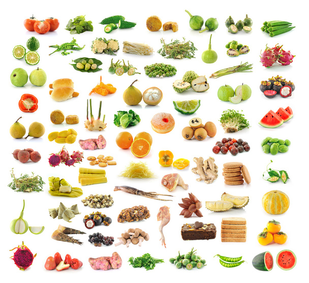 Sammlung von Lebensmitteln - Foto, Bild