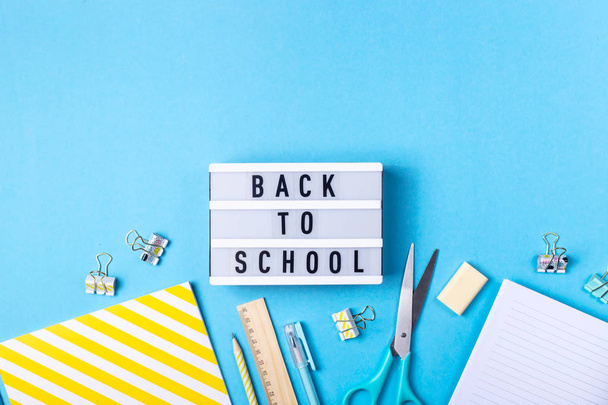 Stationery for school - September 1st concept - Foto, afbeelding