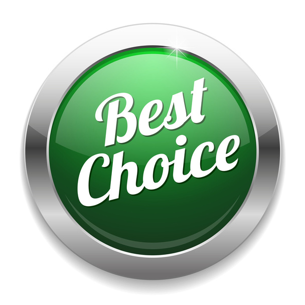 Big Best Choice button - Vektor, kép