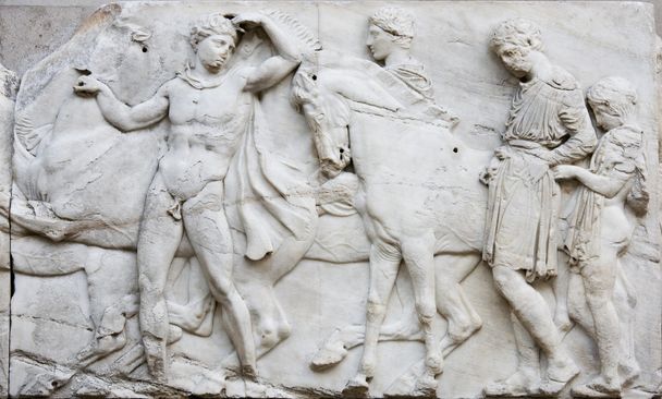 beeldhouwwerken van het Parthenon gestolen uit Griekenland - Foto, afbeelding