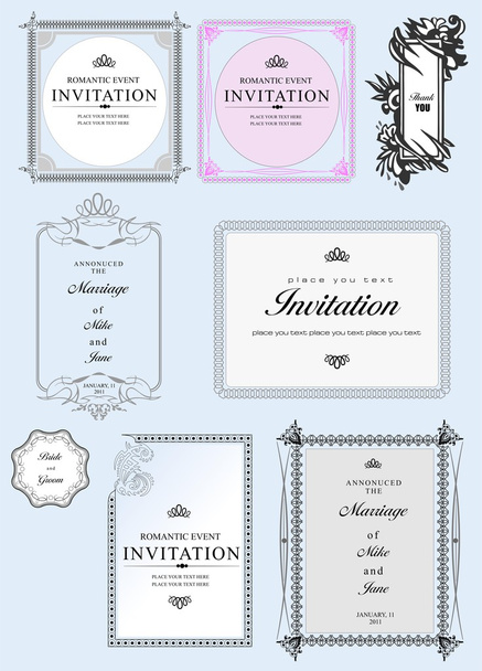 Set of ornate vector - Vector, Image