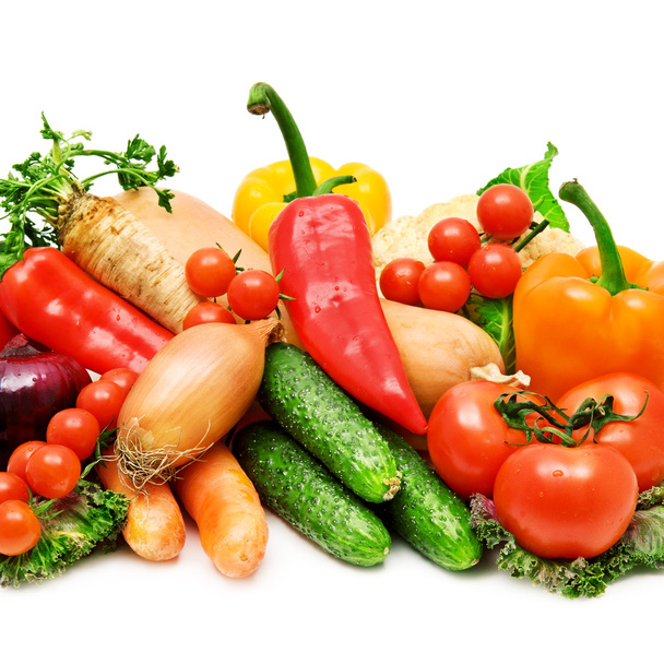 set of fresh vegetables - Foto, afbeelding