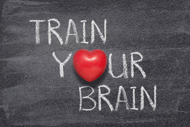 train your brain heart - Photo, Image