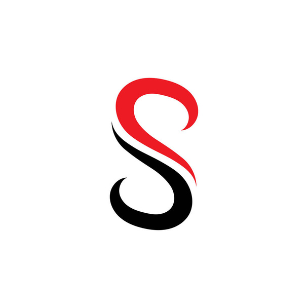 Empresa de negócios S logotipo carta
 - Vetor, Imagem