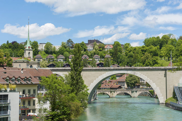 Bridge over River Aare in Bern, Switzerland. - Photo, Image