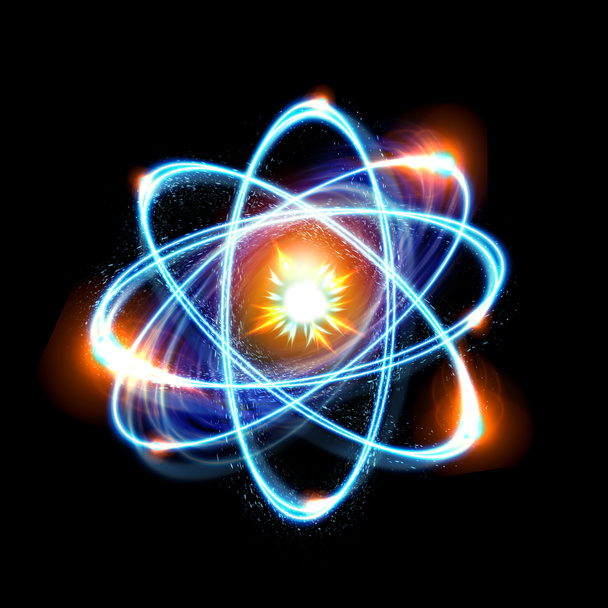 Illustrazione della particella atomica 3D
 - Foto, immagini