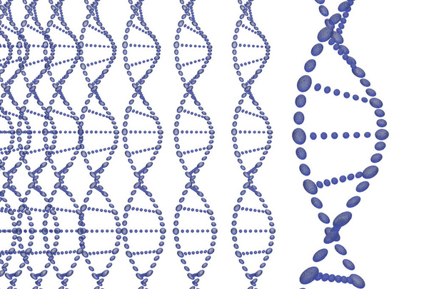 ДНК пасма 3D ілюстрації
 - Фото, зображення
