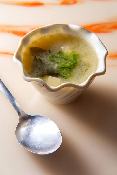 Japonská miso polévka - Fotografie, Obrázek