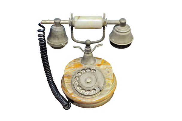 Antiguo teléfono vintage aislado
 - Foto, Imagen