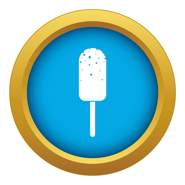 Ice Cream icon blue vector isolated - Wektor, obraz