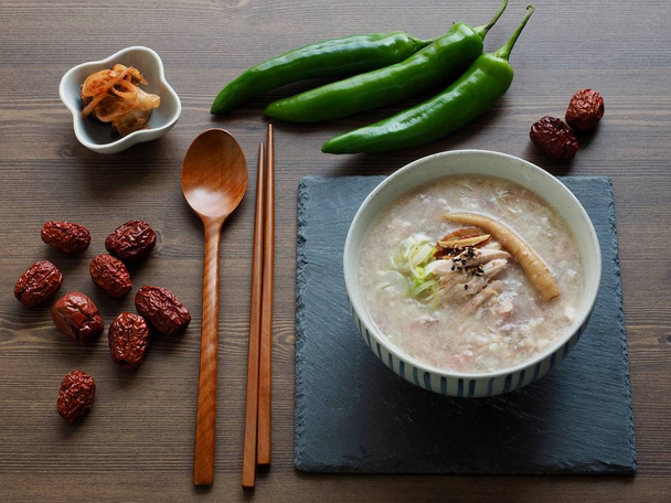 Korean food Chickenriceporridge, dakjuk - Zdjęcie, obraz