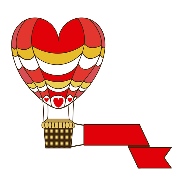 Coração de balão
 - Vetor, Imagem