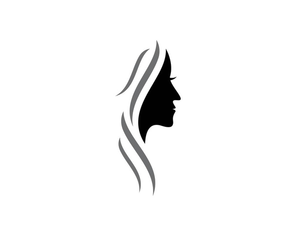 femmes visage silhouette
  - Vecteur, image