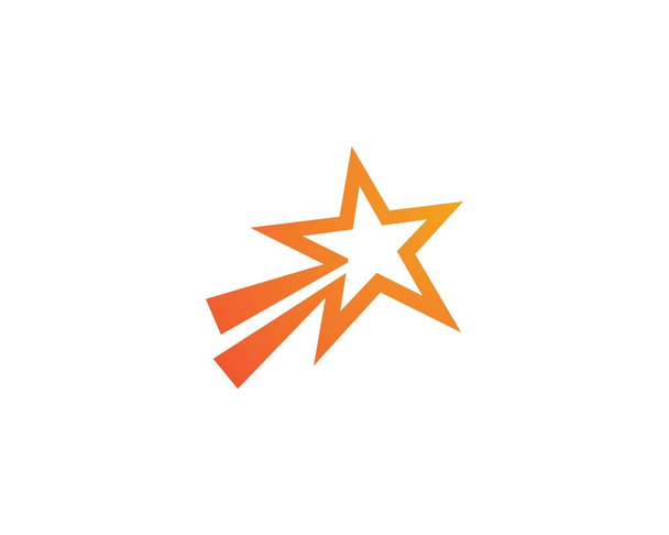 Vorlage für das Stern-Logo - Vektor, Bild