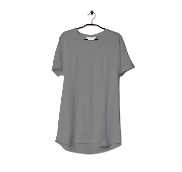 Attrapez cet impressionnant T-shirt réaliste Mock Up In Frost Grey Color pour donner un coup de pouce au logo de votre marque. Cette maquette sont très parfaits pour présenter vos œuvres d'art
. - Photo, image