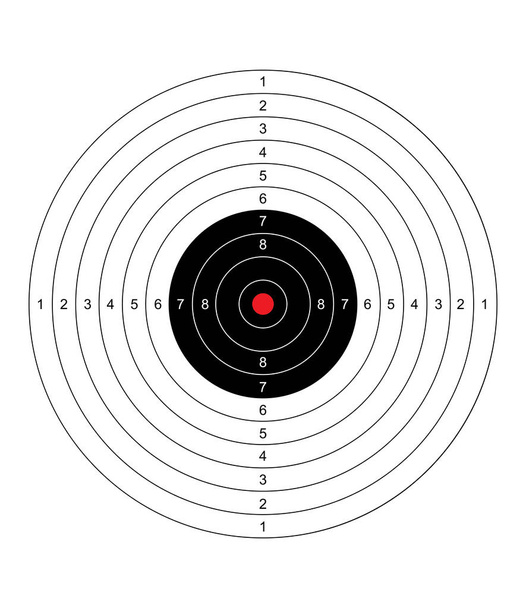 пустая стрела цель пустой пистолет целевая бумага стрельба цель пустой целевой фон целевая бумага стрельба по белому вектору фона
 - Вектор,изображение