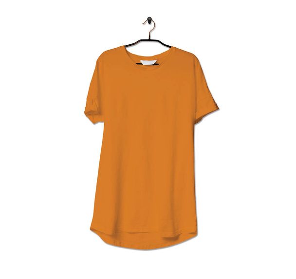 Prenez cet impressionnant T-shirt réaliste Mock Up In Light Cheddar Color pour donner un coup de pouce au logo de votre marque. Cette maquette sont très parfaits pour présenter vos œuvres d'art
. - Photo, image