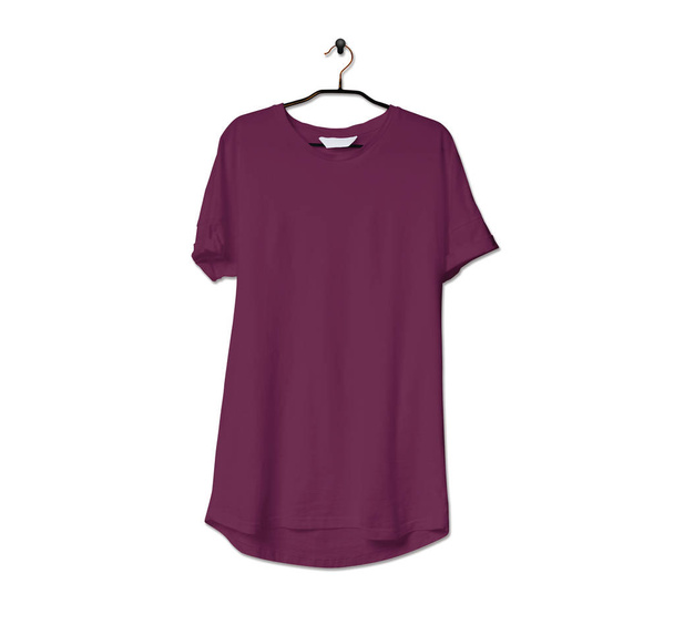 Pegue esta impressionante camiseta realista Mock Up In Magenta Purple Color para dar um impulso ao logotipo da sua marca. Este mock up é altamente perfeito para mostrar sua obra de arte
. - Foto, Imagem
