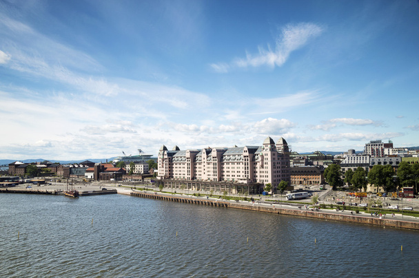 Panoráma Oslo kikötőjében - Fotó, kép
