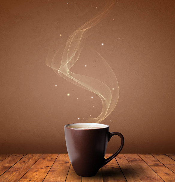 Steaming hot drink - Foto, afbeelding