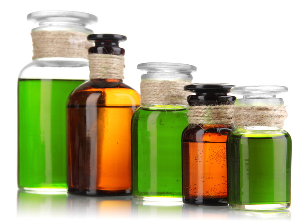 Medicine bottles isolated on white - Fotó, kép