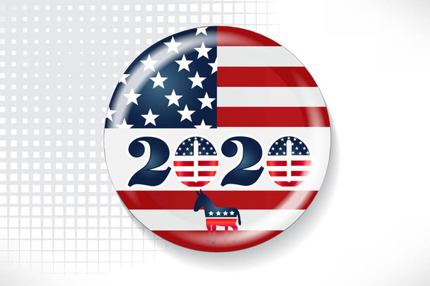 2020 USA Election Day - Vector, Image