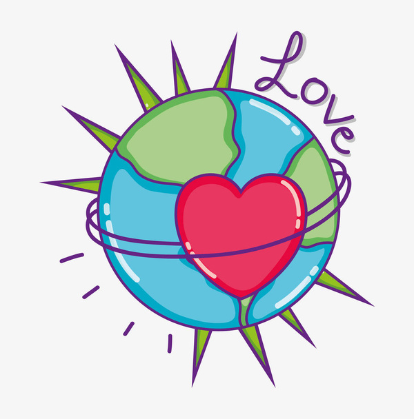 Amor e corações desenhos animados
 - Vetor, Imagem