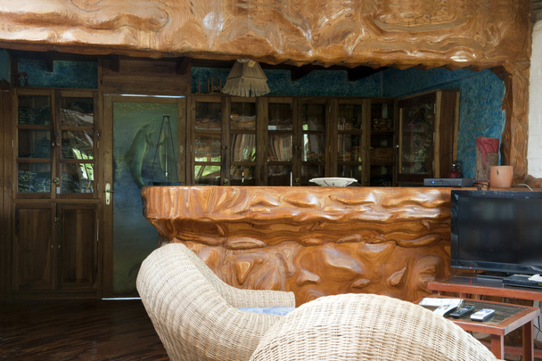casa típica en bambú
 - Foto, Imagen