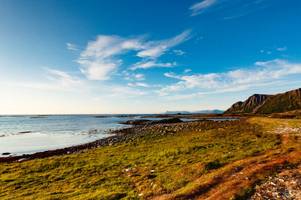 Seascape on Andoya island Norway - Фото, изображение