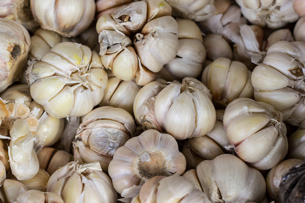 garlics in Thailand Market - Fotoğraf, Görsel