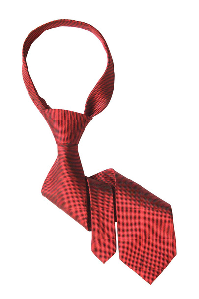 Punainen solmio valkoisella
 - Valokuva, kuva