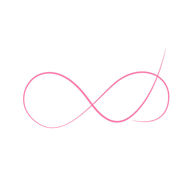Elegant infinity sign, vector illustration - Vector, Image