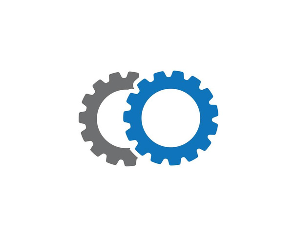 fogaskerék ikon logo vektor ikon - Vektor, kép