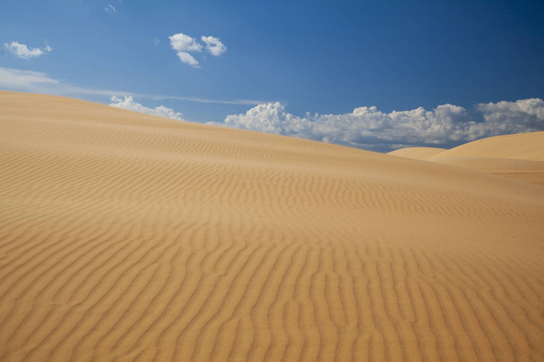 красива піщана текстура дюн в пустелі Сахара - Фото, зображення