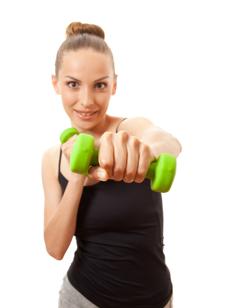 Woman doing fitness exercise - Fotó, kép