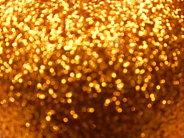 αφηρημένο χρυσό φόντο μαλακά θολά Χριστουγεννιάτικα φώτα Γκάρλαντ - Φωτογραφία, εικόνα