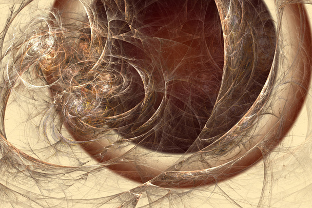abstracte fractal achtergrond in beige bruin koffie kleuren - Foto, afbeelding