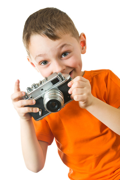 Child trying to shoots photos - Fotografie, Obrázek