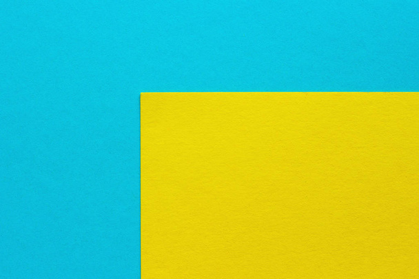 abstract blue,yellow paper background, texture carbord - Foto, immagini
