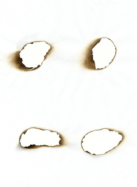 combustion hole in paper - Photo, Image