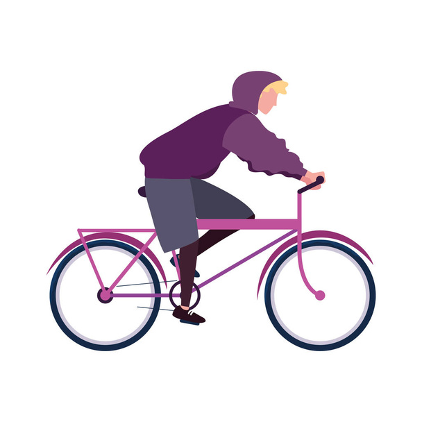 люди на велосипеде активности изображения
 - Вектор,изображение